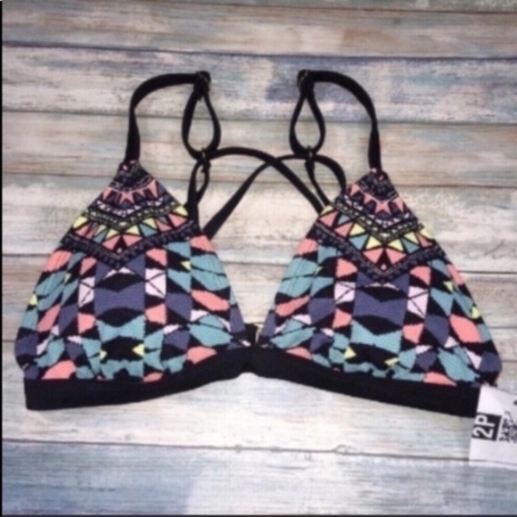 Xhilaration Green Bikini Top - Picture 2 of 4